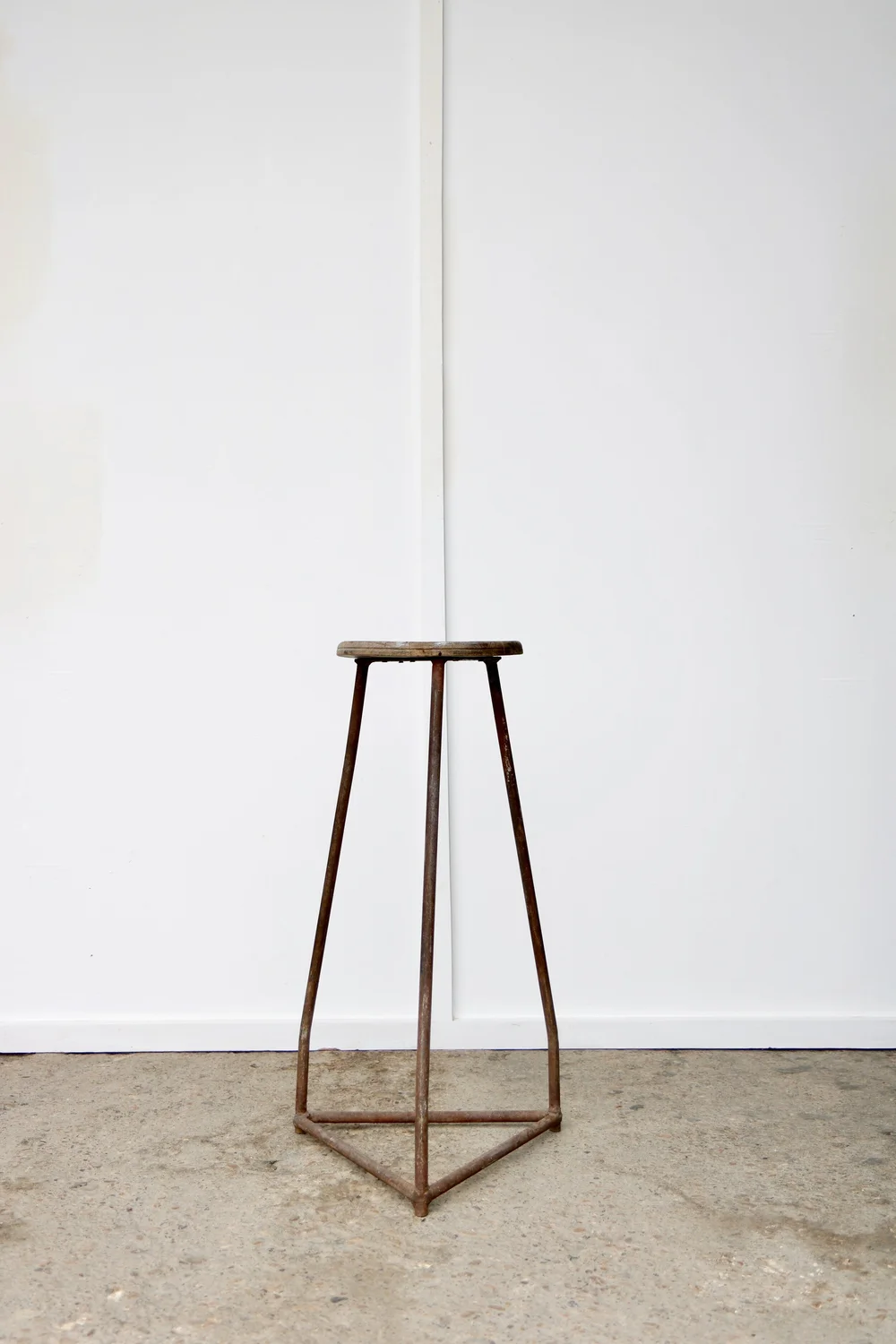 Triangle Base Stool — East End Salvage